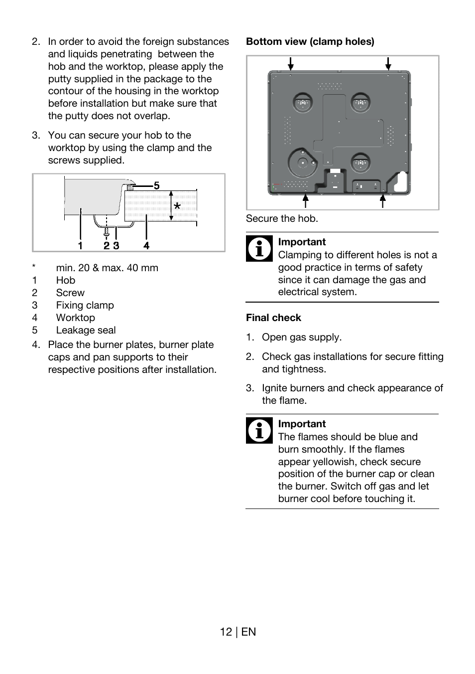 Blomberg GEN 12400 X User Manual | Page 12 / 17