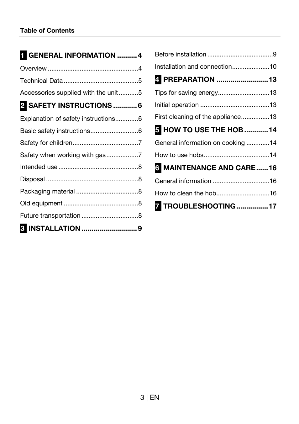 Blomberg GEN 12400 X User Manual | Page 3 / 17
