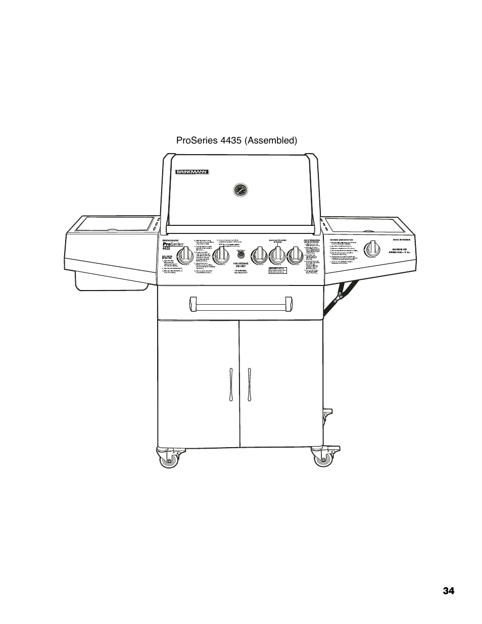 Brinkmann ProSeries 4435 User Manual | Page 35 / 36