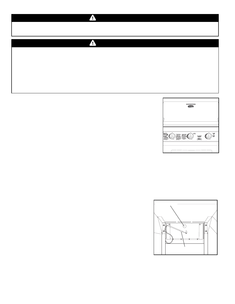 Warning, Lighting instructions, Lighting the main burners | Match lighting the main burners | Brinkmann 8300 User Manual | Page 11 / 64