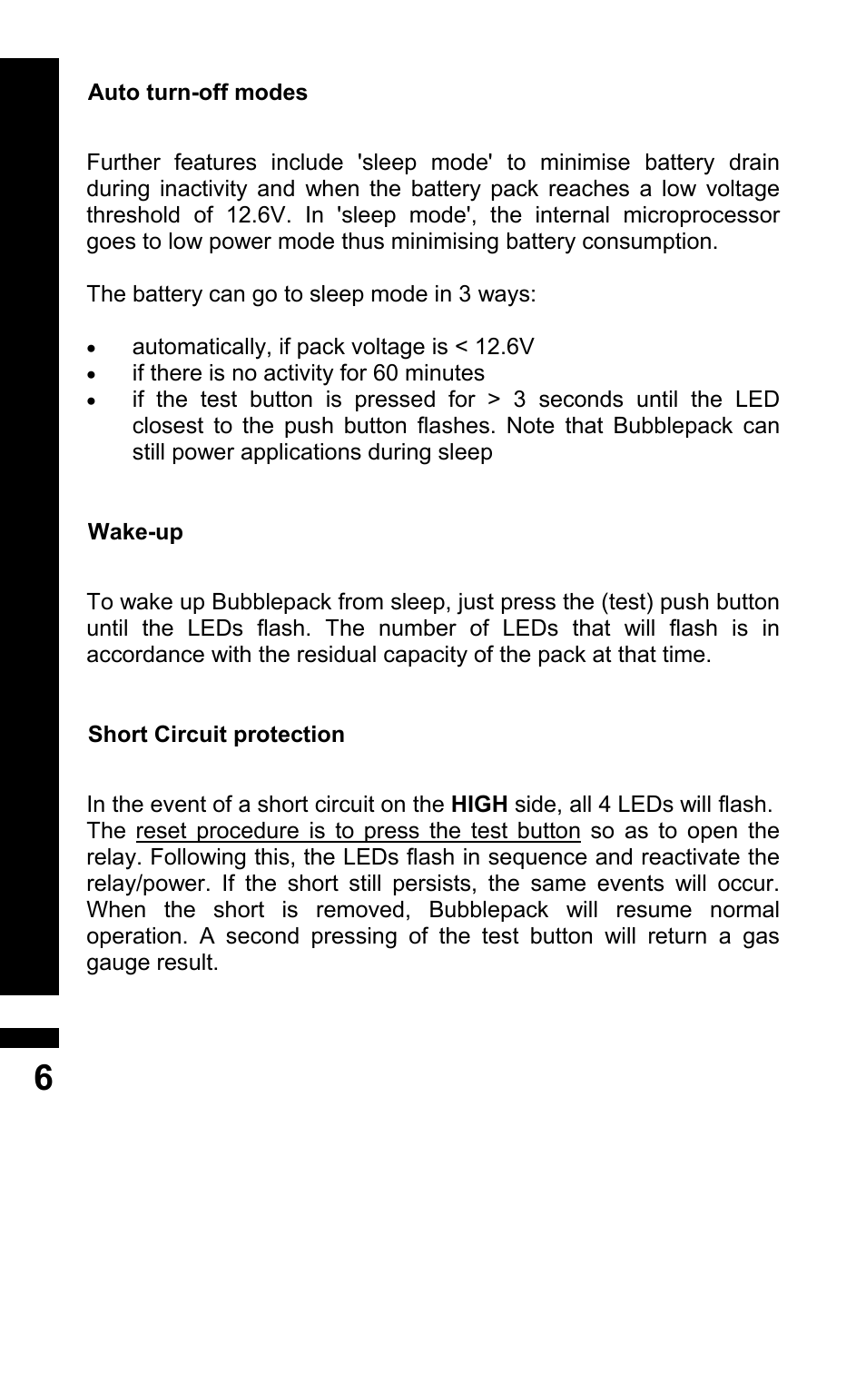 BLUESHAPE BUBBLEPACK User Manual | Page 6 / 11