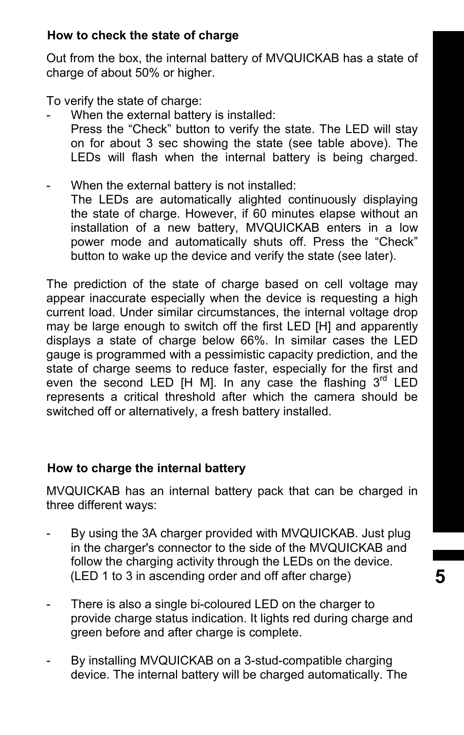 BLUESHAPE MVQUICKAB Hot-Swap adapter User Manual | Page 5 / 8