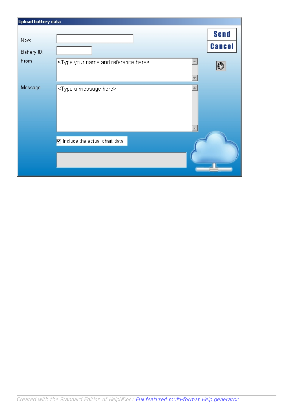 Import settings to battery, Import form | BLUESHAPE BSMon v3.0 User Manual | Page 15 / 31