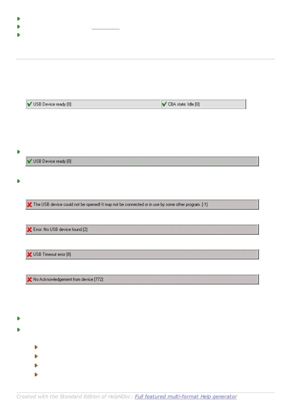 Connection status | BLUESHAPE BSMon v3.0 User Manual | Page 18 / 31