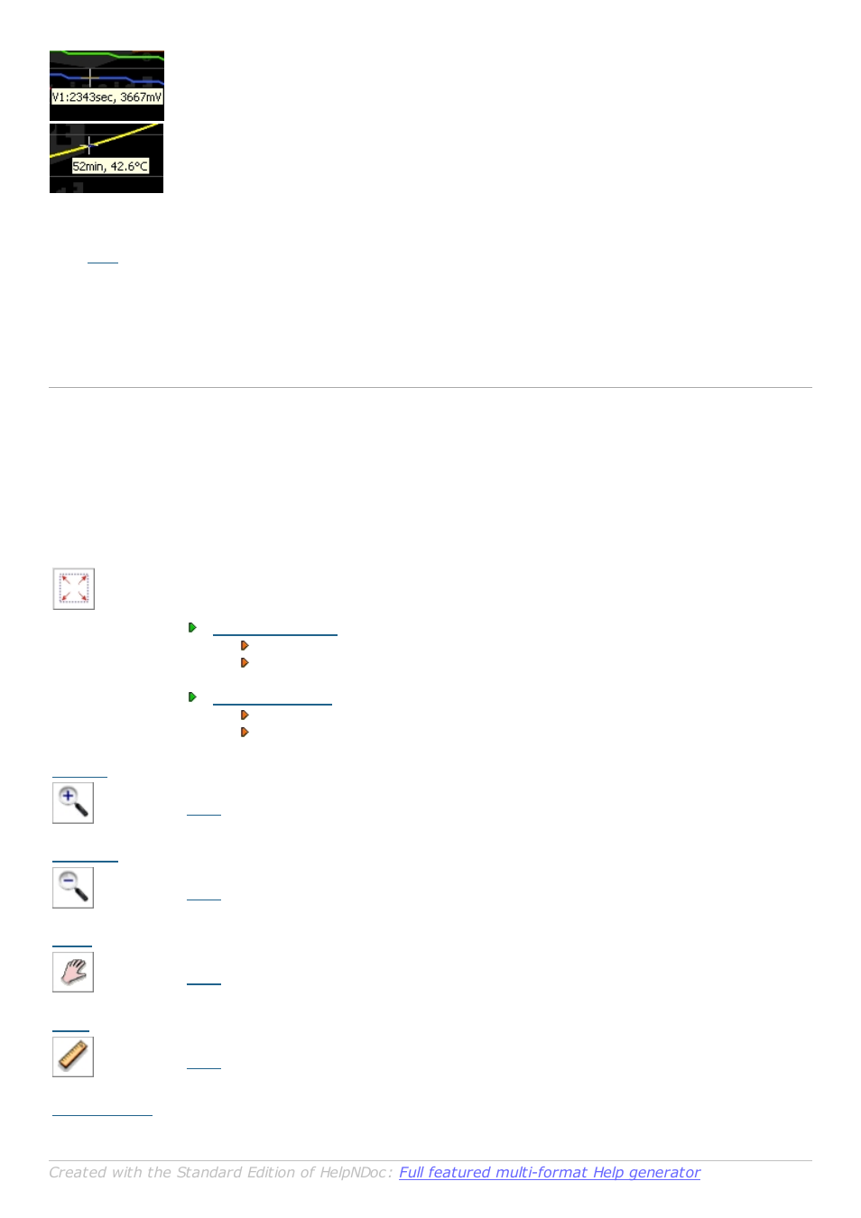 Chart viewer tools, Tools | BLUESHAPE BSMon v3.0 User Manual | Page 26 / 31