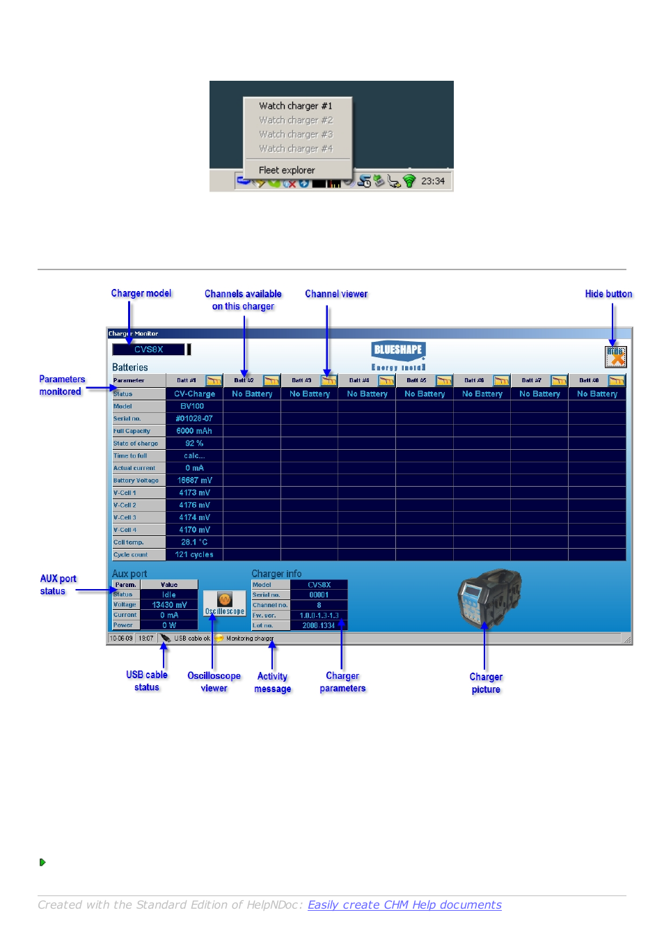 Charger monitor | BLUESHAPE BSCVMon v2.0 User Manual | Page 9 / 14