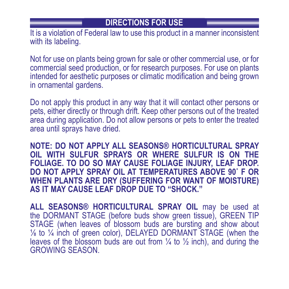 Bonide All Seasons RTU User Manual | Page 2 / 24