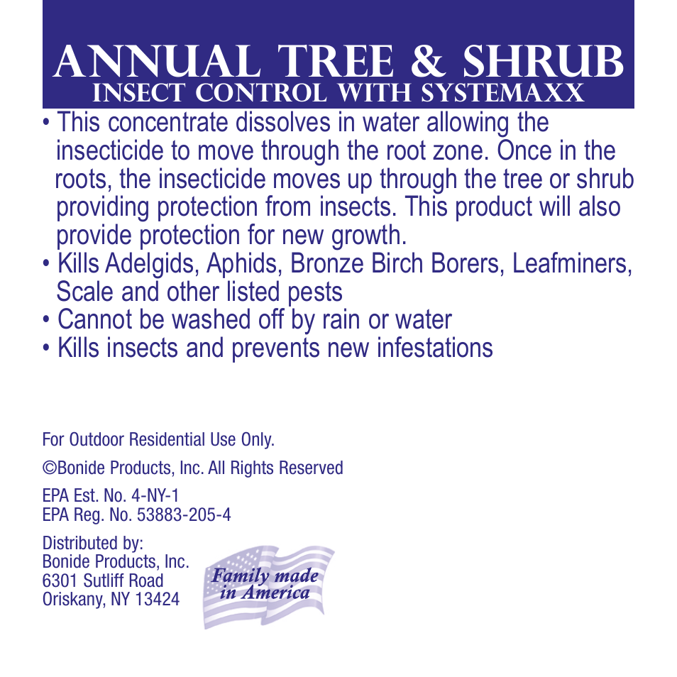 Bonide Annual Tree & Shrub Insect Control User Manual | 12 pages