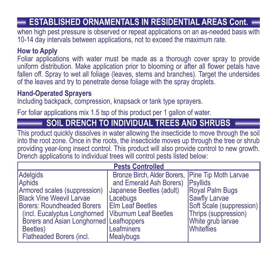 Bonide Annual Tree & Shrub Insect Control User Manual | Page 4 / 12