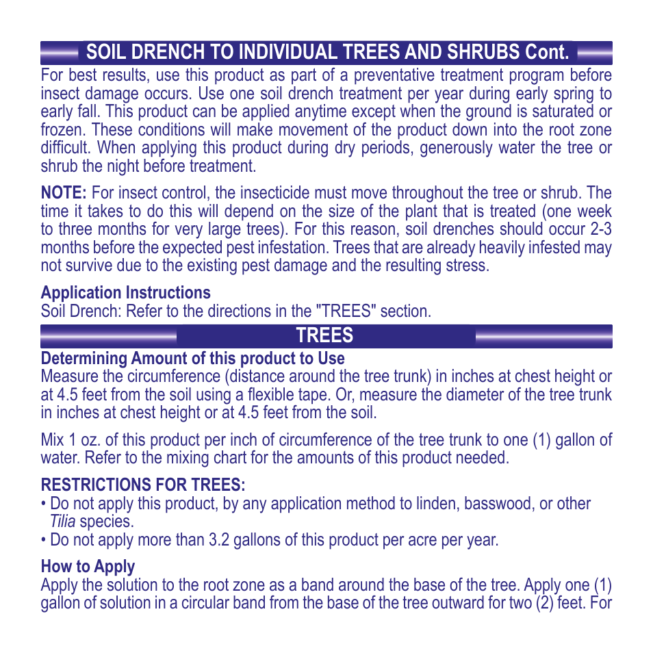 Bonide Annual Tree & Shrub Insect Control User Manual | Page 5 / 12