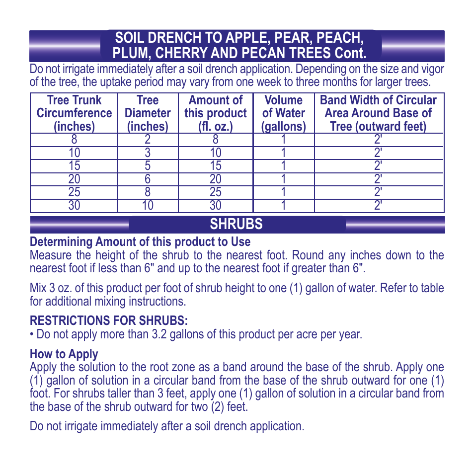 Bonide Annual Tree & Shrub Insect Control User Manual | Page 8 / 12