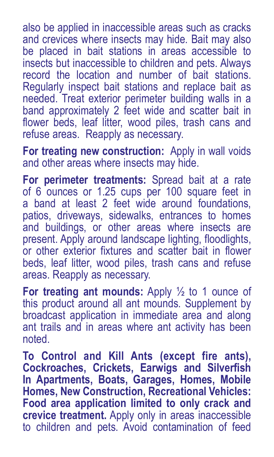 Bonide Ant Bait Granules User Manual | Page 4 / 8