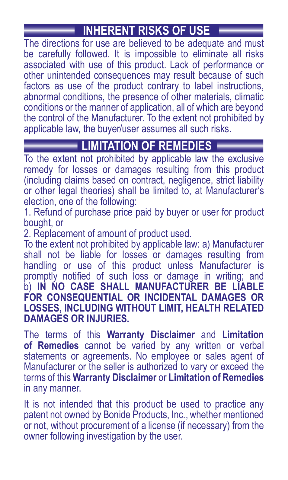 Bonide Ant Bait Granules User Manual | Page 8 / 8