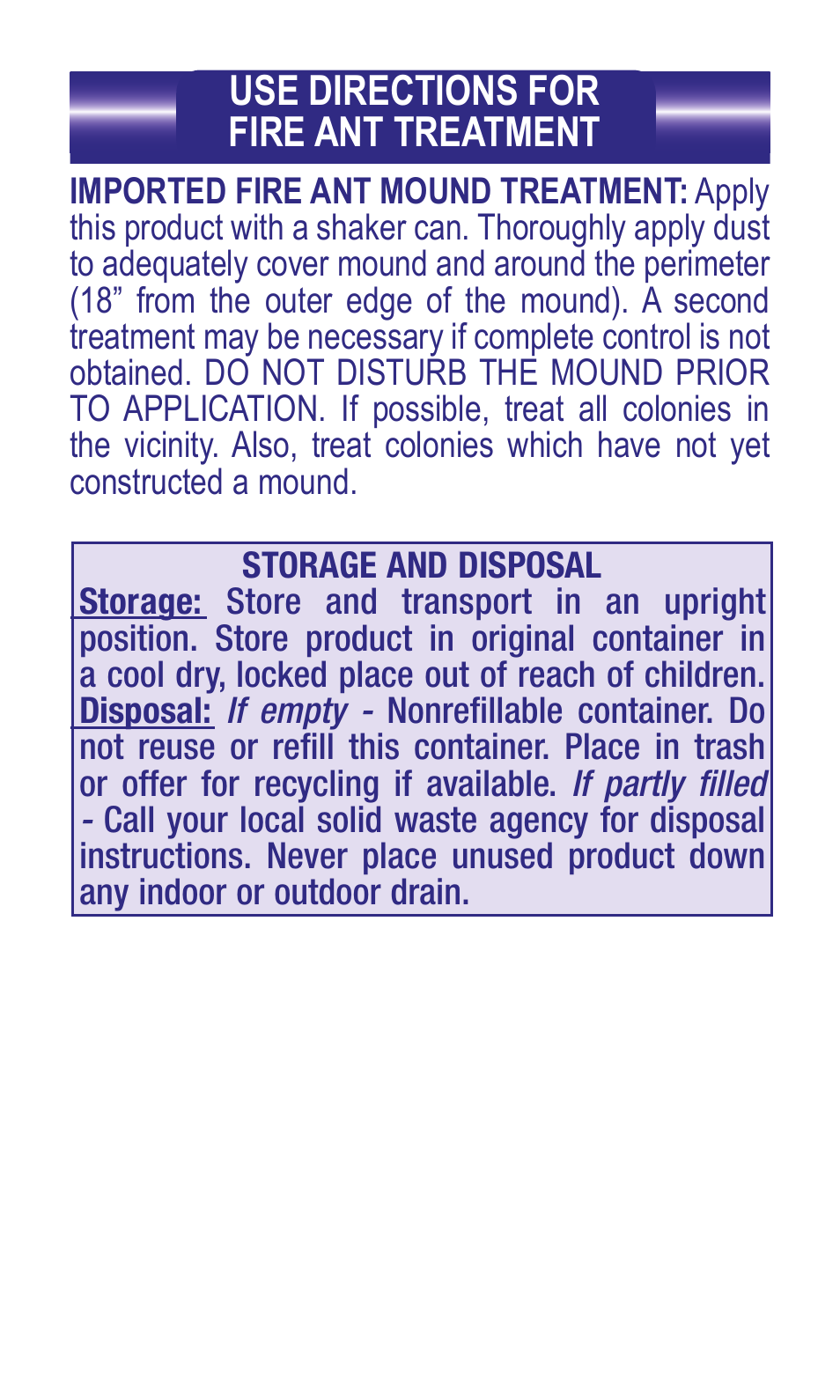 Bonide Ant Killer Dust User Manual | Page 5 / 12