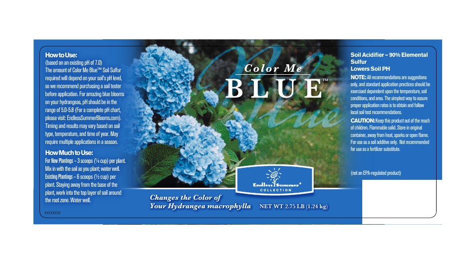 Bonide Baily's Color me Blue User Manual | 1 page