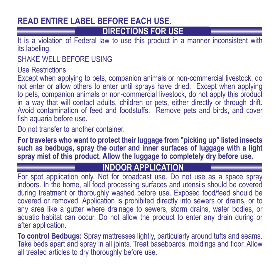 Bonide Bedbug Killer- House Guard User Manual | Page 2 / 8