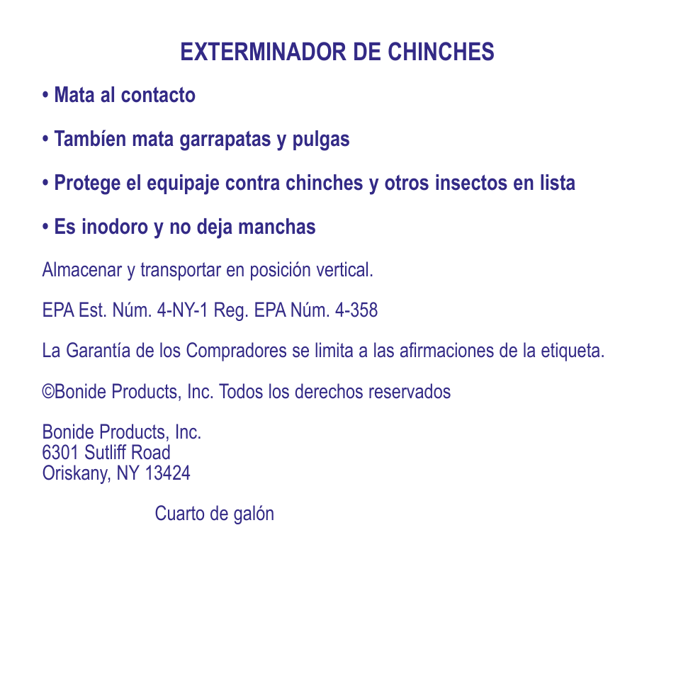 Exterminador de chinches | Bonide Bedbug Killer- House Guard User Manual | Page 5 / 8