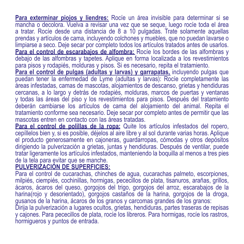 Bonide Bedbug Killer- House Guard User Manual | Page 7 / 8