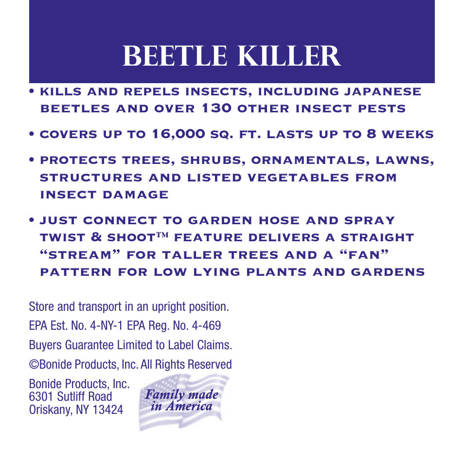 Bonide Beetle Killer User Manual | 12 pages