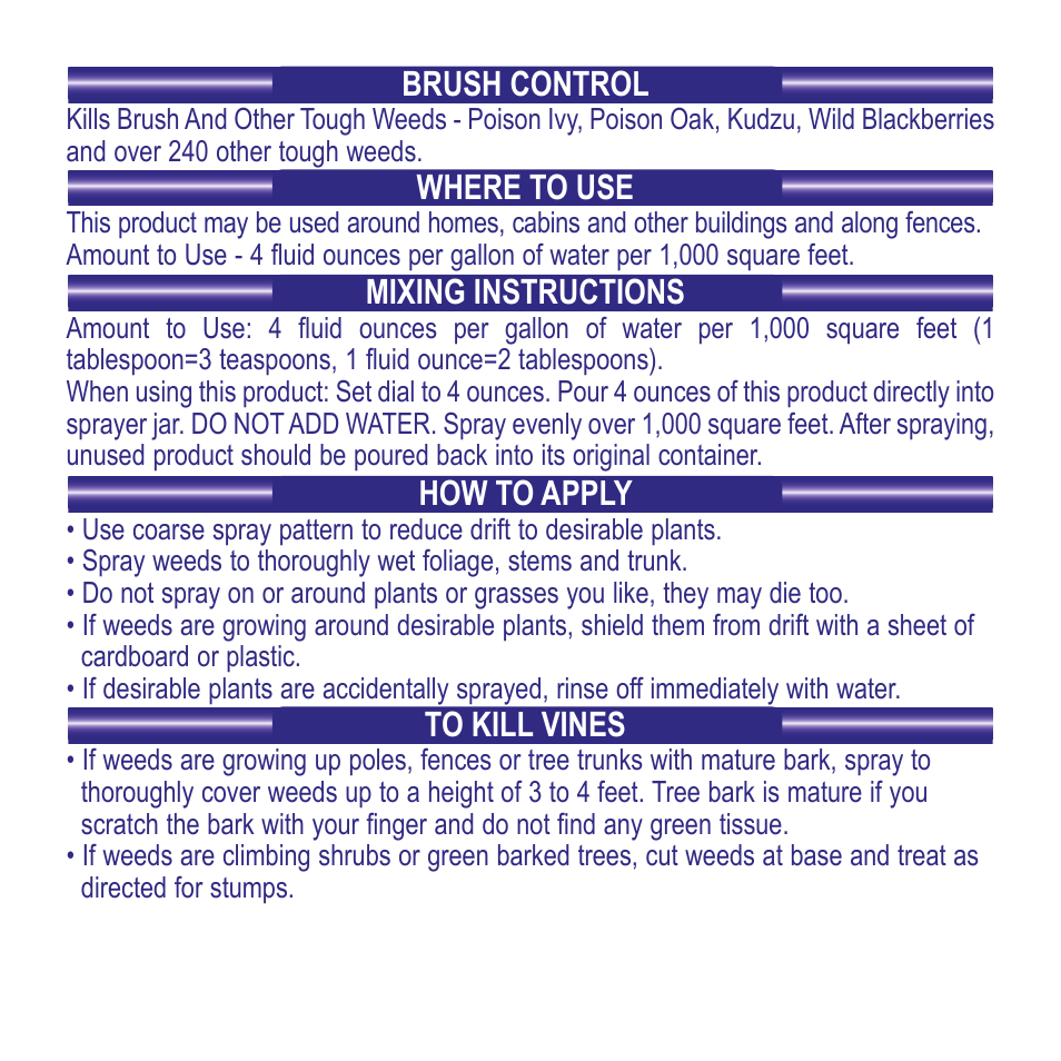 Bonide Brush Killer Bk-32 Conc.  User Manual | Page 4 / 8