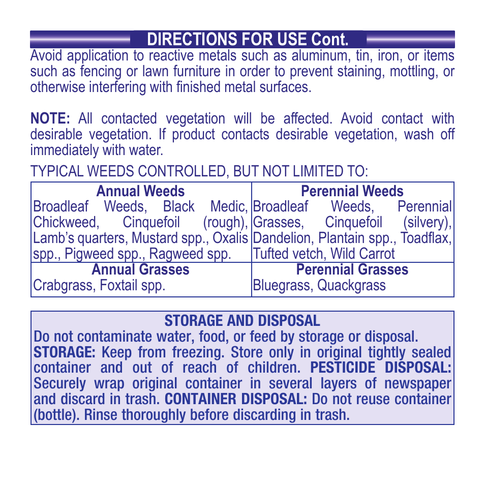 Bonide Burn Out Weed & Grass Killer RTU User Manual | Page 3 / 4