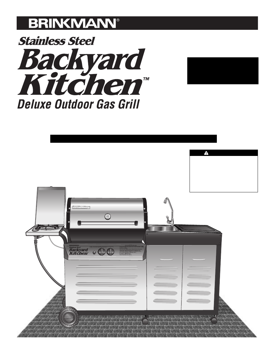Brinkmann Backyard Kitchen User Manual | 32 pages
