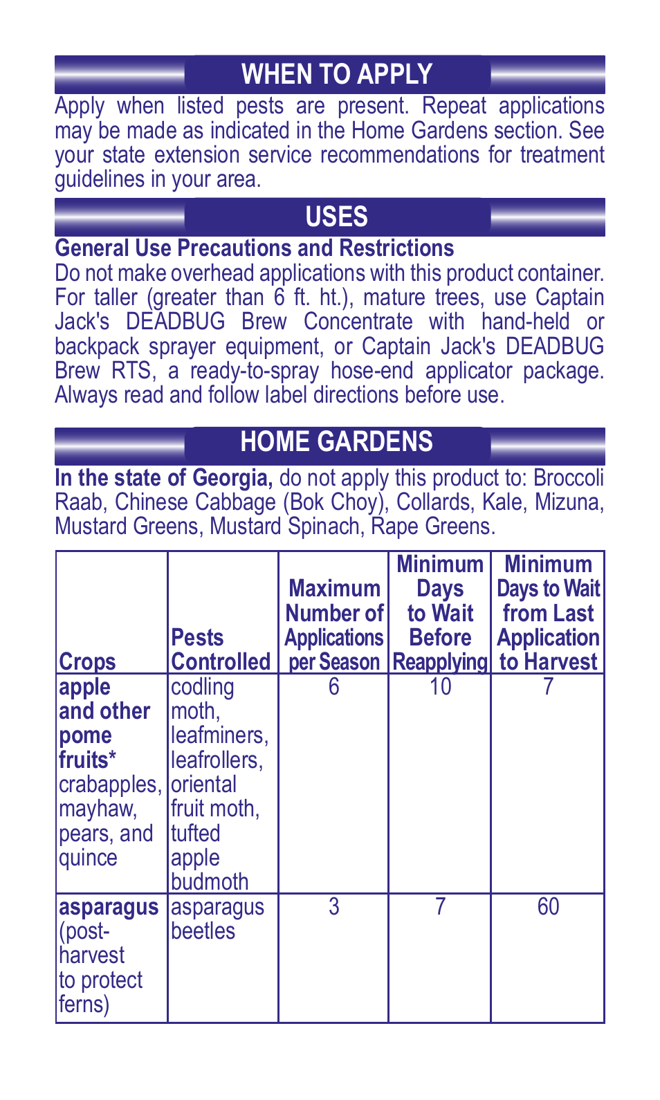 Bonide Captain Jack's Deadbug Brew- Dust User Manual | Page 3 / 8