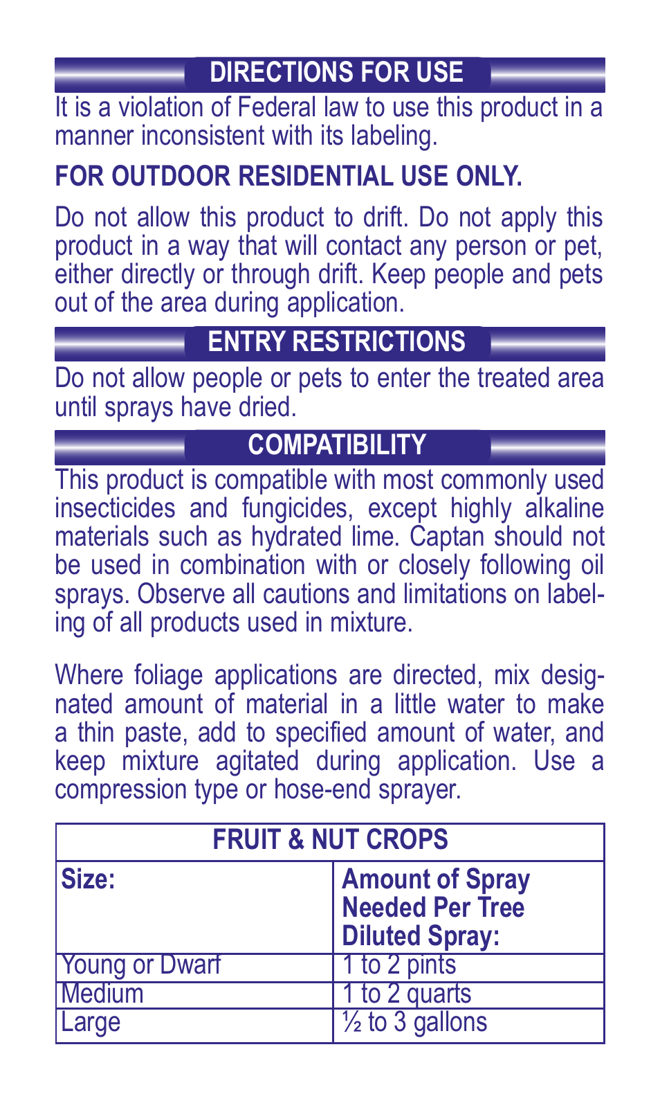 Bonide Captan  User Manual | Page 2 / 12