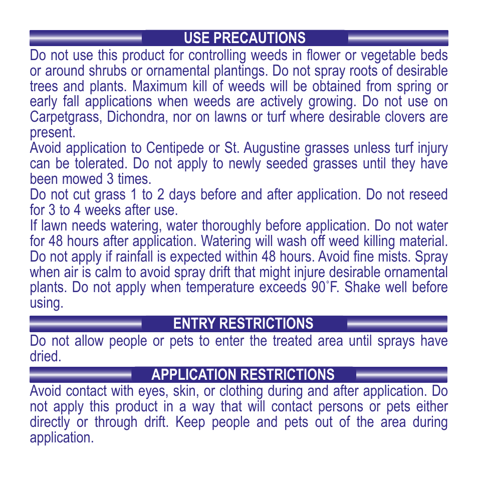 Bonide Chickweed, Clover & Oxalis Killer RTU User Manual | Page 3 / 8