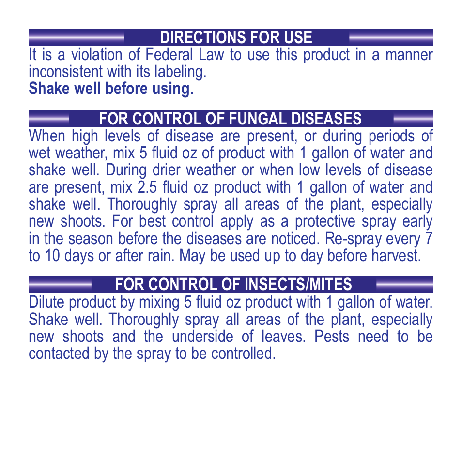 Bonide Citrus, Fruit & Nut Orchard Spray Concentrate User Manual | Page 2 / 8