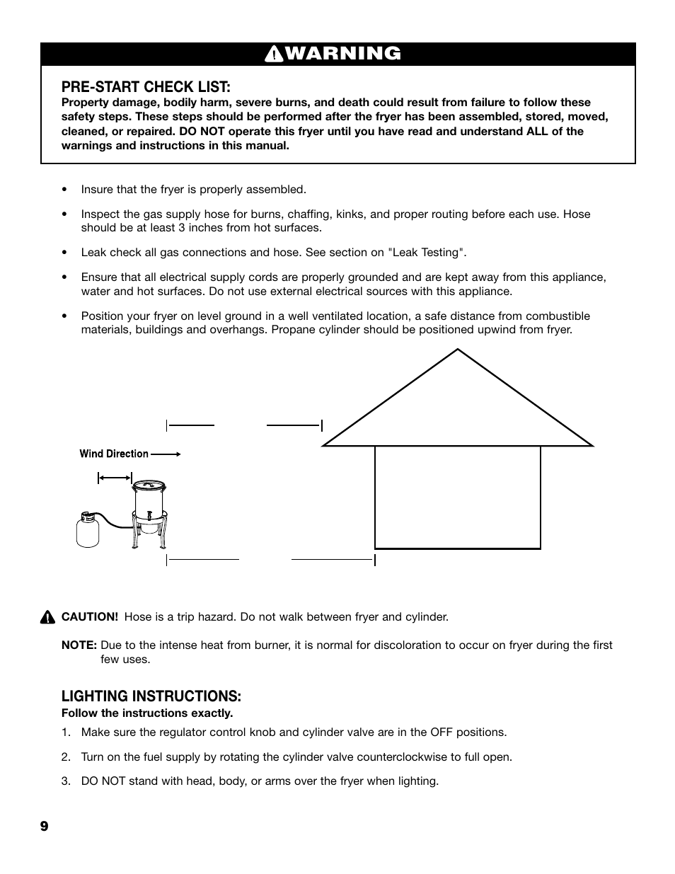 Warning | Brinkmann 815-3500 User Manual | Page 10 / 16