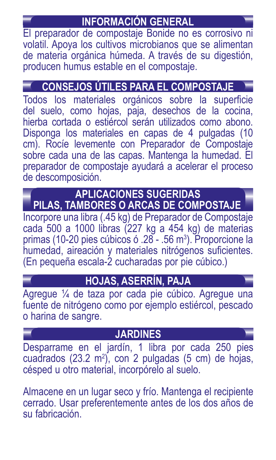 Bonide Compost Maker  User Manual | Page 4 / 4