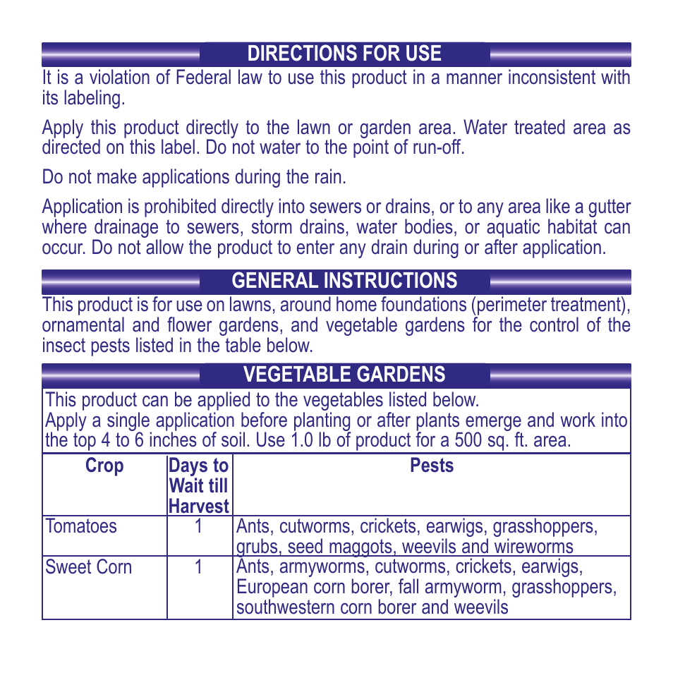 Bonide Eight Flower & Vegetable Granules User Manual | Page 2 / 8