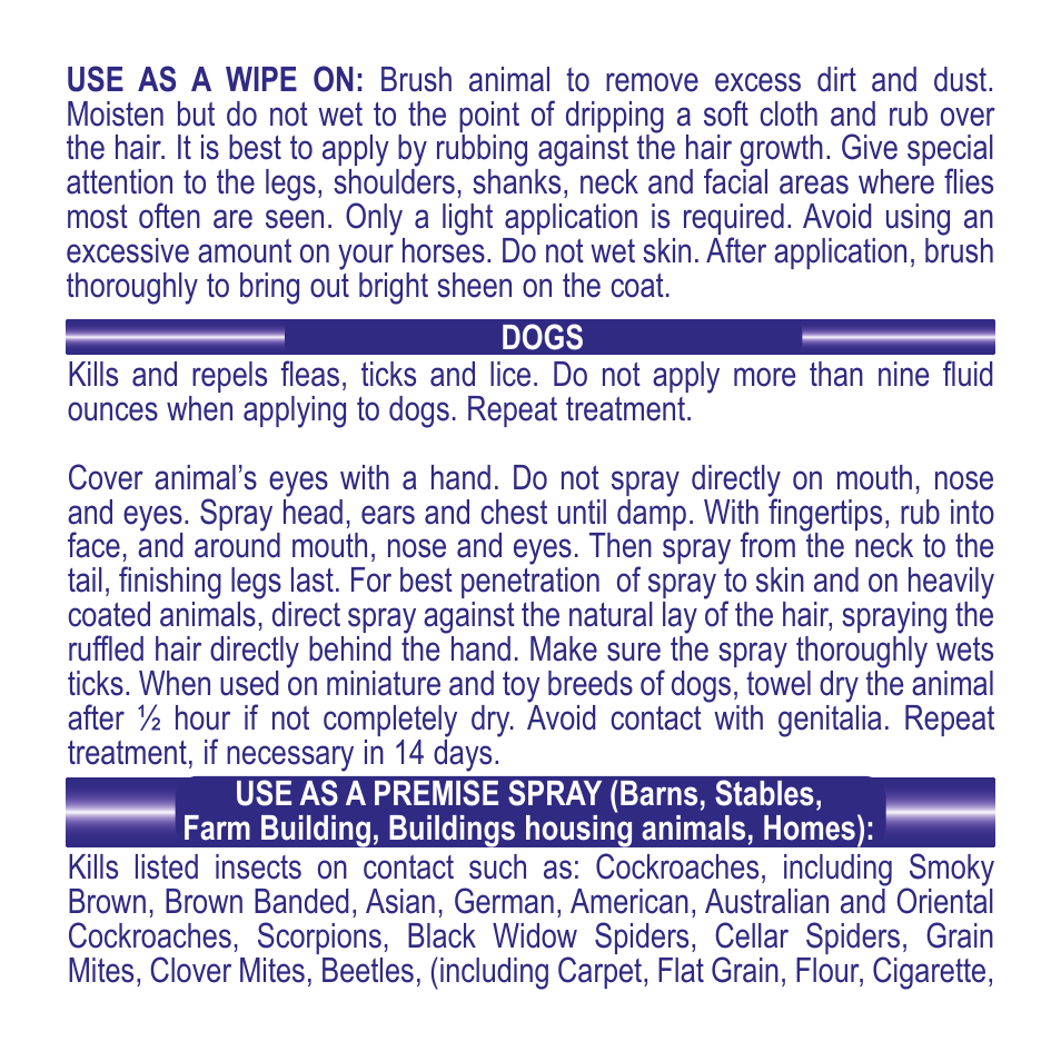 Bonide Equine Fly Spray RTU User Manual | Page 5 / 8