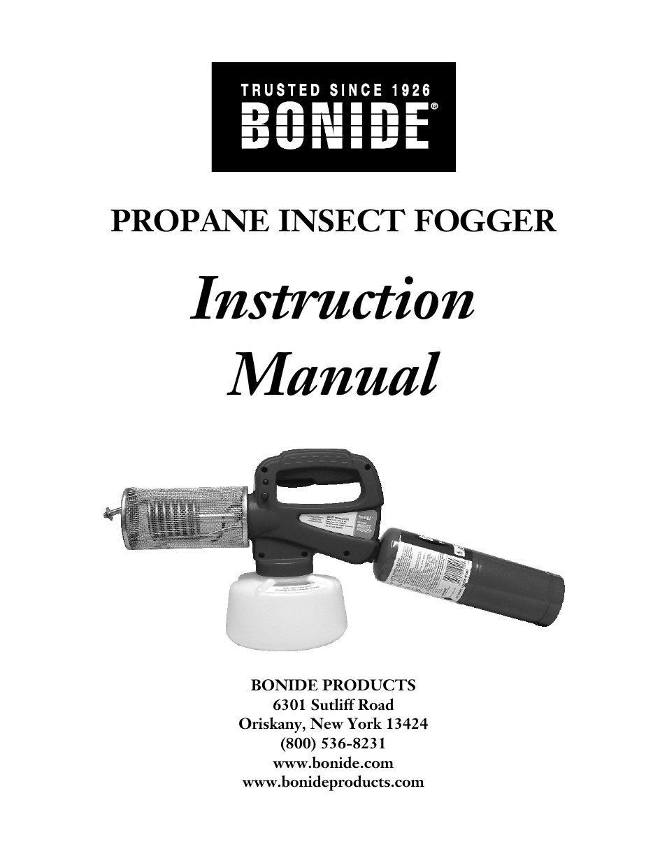 Bonide Fog Rx Insect Fogger User Manual | 12 pages