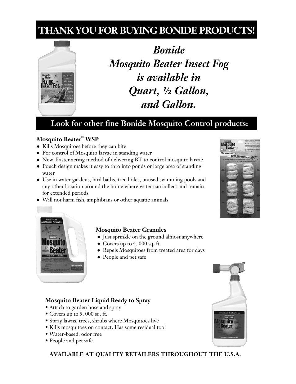Bonide Fog Rx Insect Fogger User Manual | Page 12 / 12