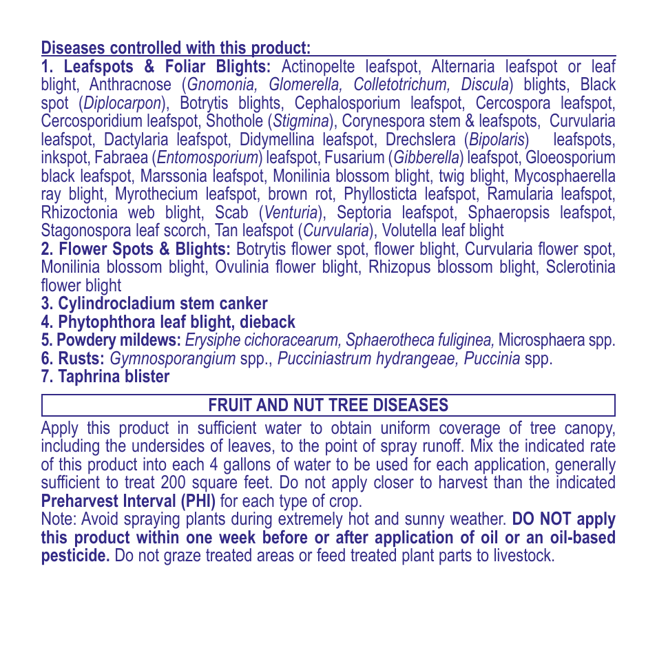 Bonide Fungonil Conc.  User Manual | Page 8 / 12