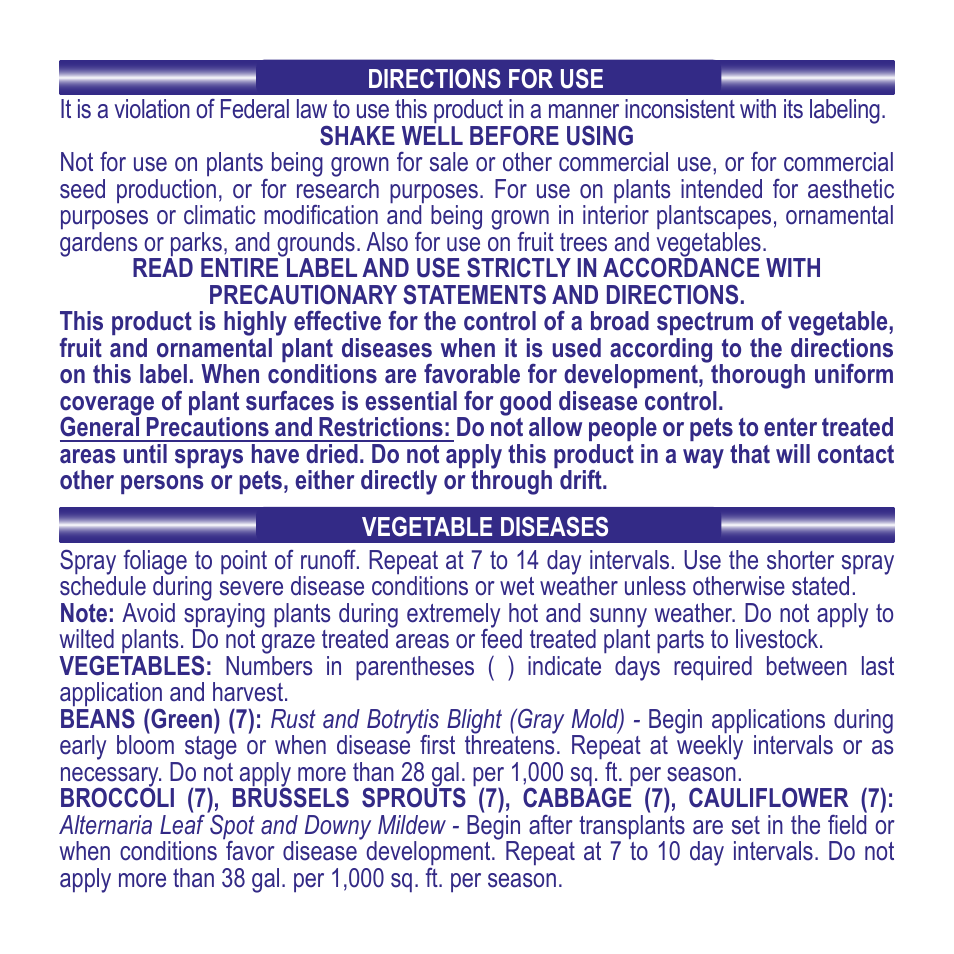 Bonide Fungonil RTU User Manual | Page 2 / 8