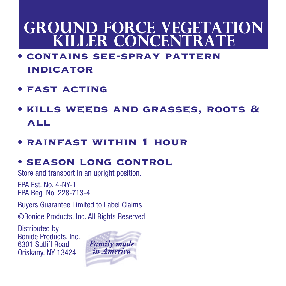 Bonide GF Vegetation Killer Conc. User Manual | 8 pages
