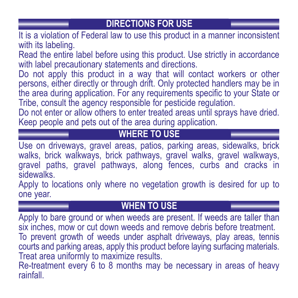 Bonide GF Vegetation Killer Conc. User Manual | Page 2 / 8