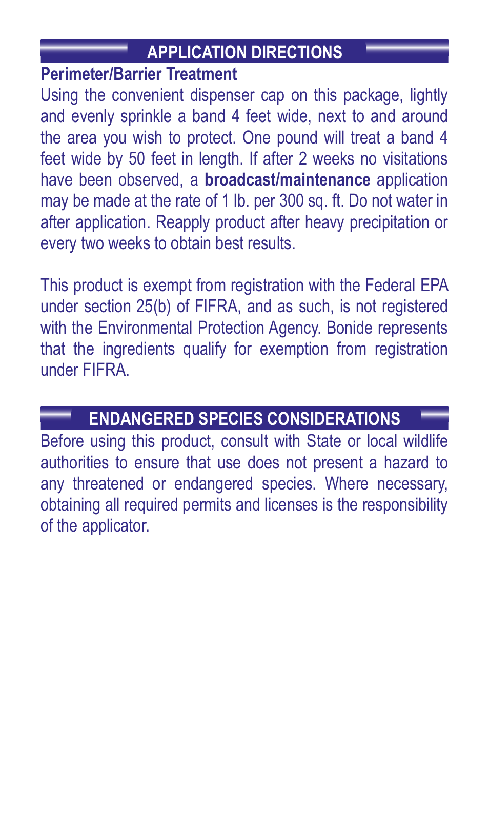 Bonide Go Away! Rabbit/Dog & Cat Repellent User Manual | Page 3 / 4