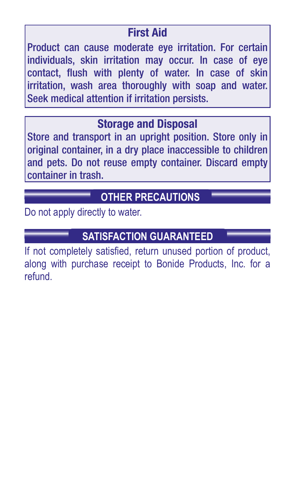 Bonide Go Away! Rabbit/Dog & Cat Repellent User Manual | Page 4 / 4