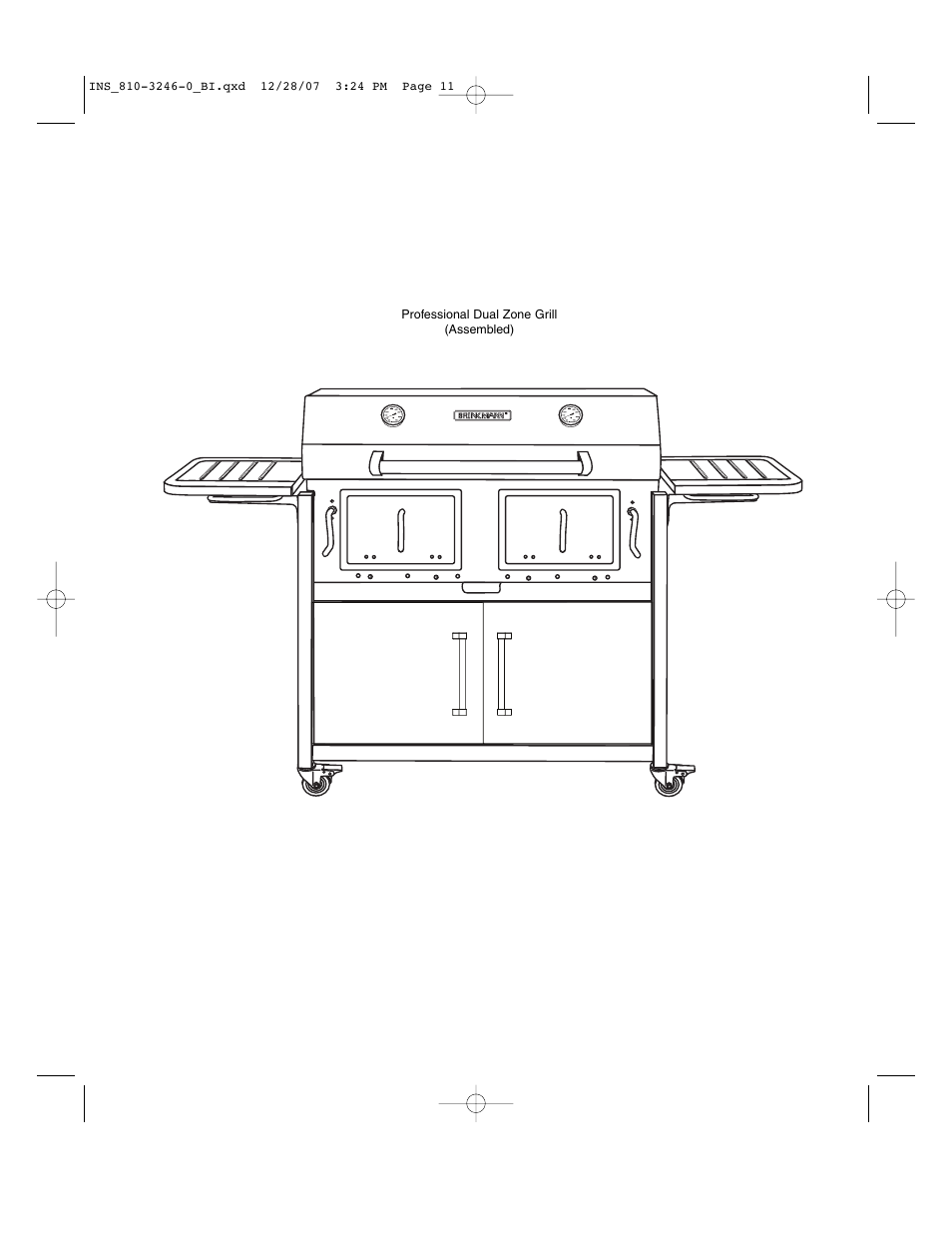 Brinkmann Dual Zone Charcoal Grill User Manual | Page 11 / 40