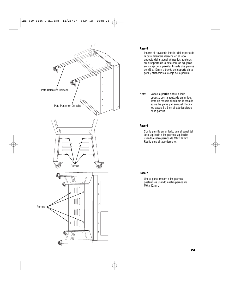 Brinkmann Dual Zone Charcoal Grill User Manual | Page 25 / 40