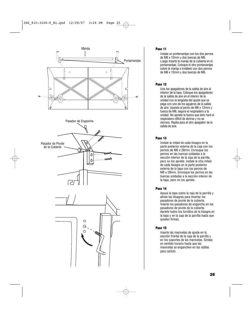 Brinkmann Dual Zone Charcoal Grill User Manual | Page 27 / 40