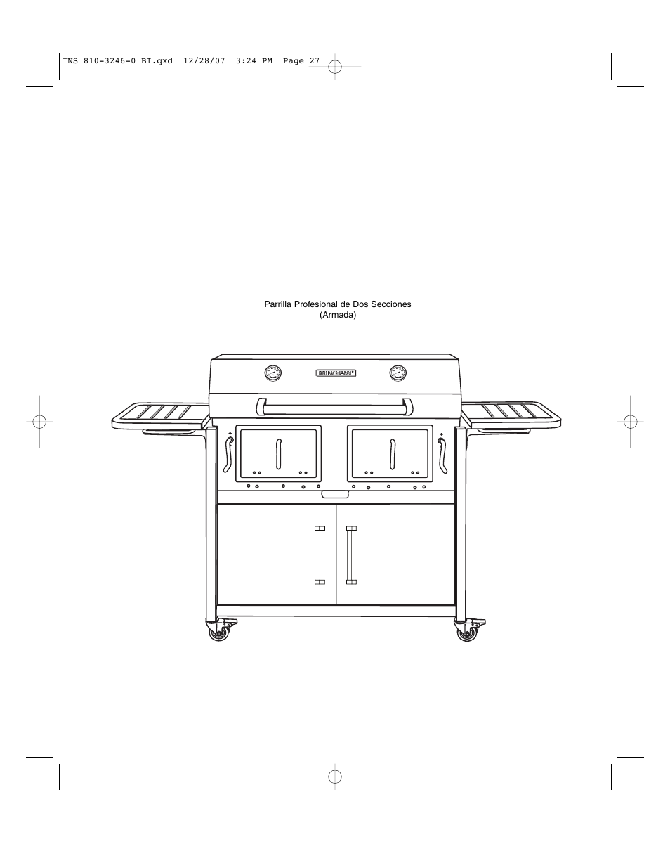 Brinkmann Dual Zone Charcoal Grill User Manual | Page 29 / 40