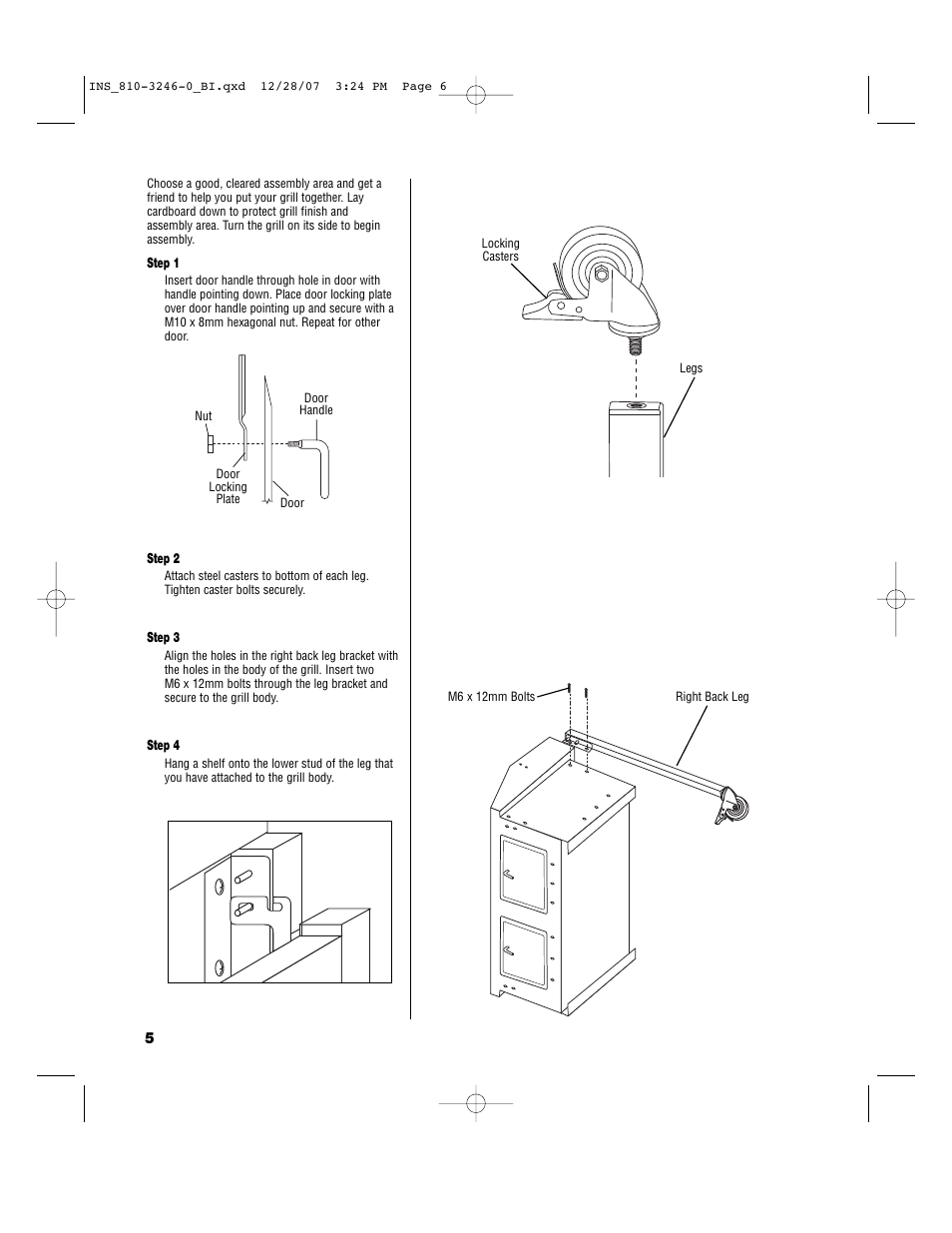 Brinkmann Dual Zone Charcoal Grill User Manual | Page 6 / 40