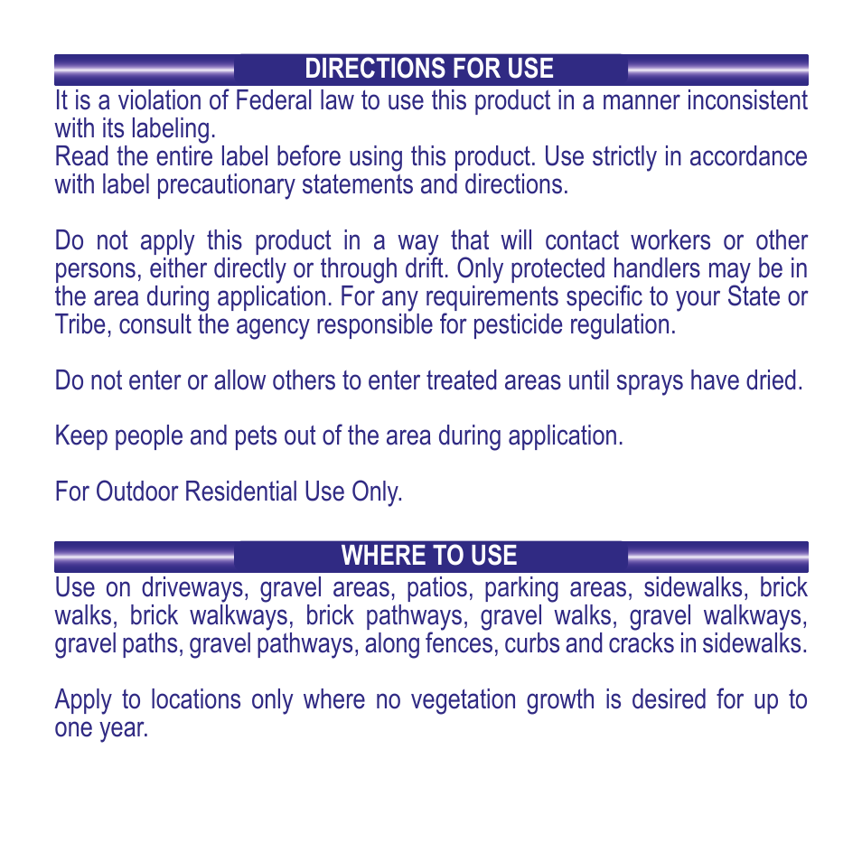 Bonide Ground Force Vegetation Killer RTU User Manual | Page 2 / 8