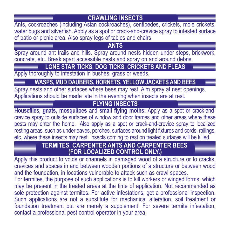 Bonide Household Insect Control RTU User Manual | Page 6 / 8