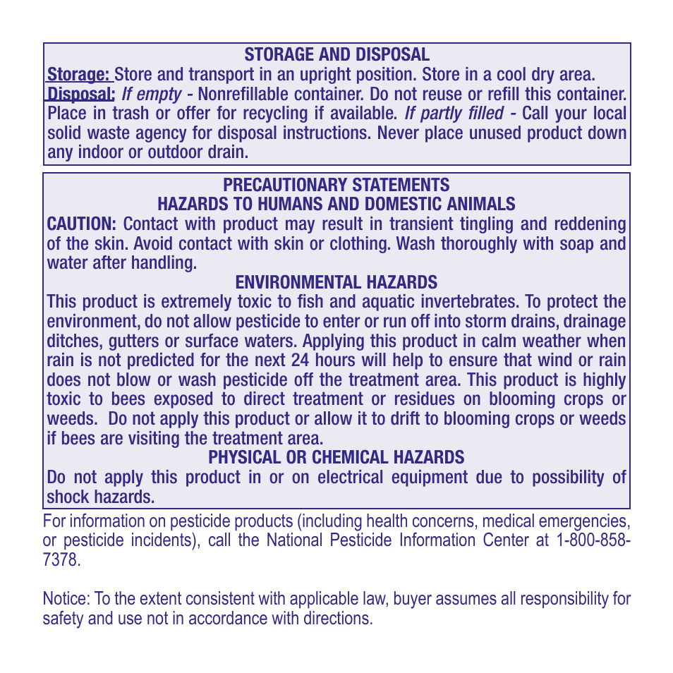 Bonide Household Insect Control RTU User Manual | Page 8 / 8